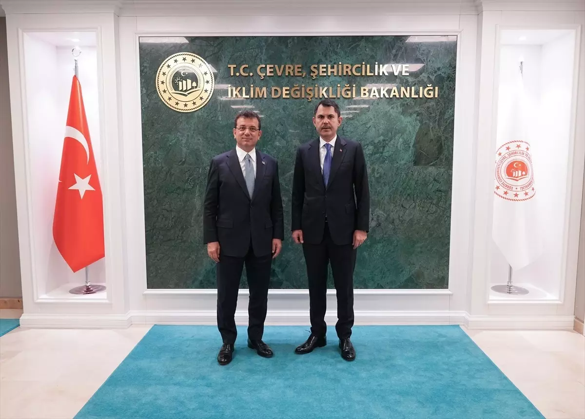 Bakan Kurum, İmamoğlu’nu Kabul Etti