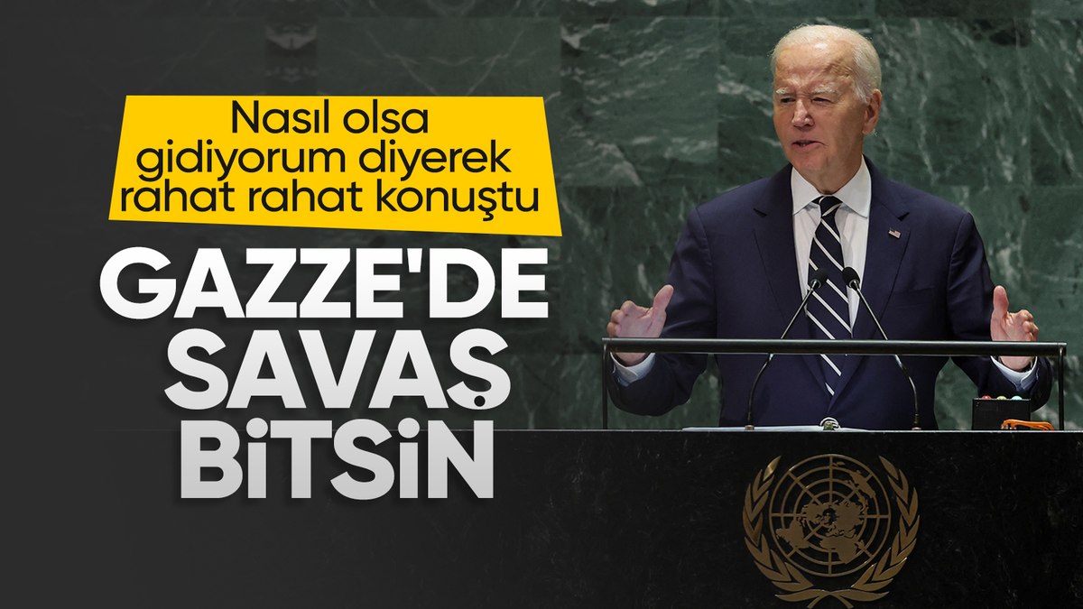 BM Genel Kurulu’nda konuşan ABD Başkanı Joe Biden’dan Orta Doğu mesajı
