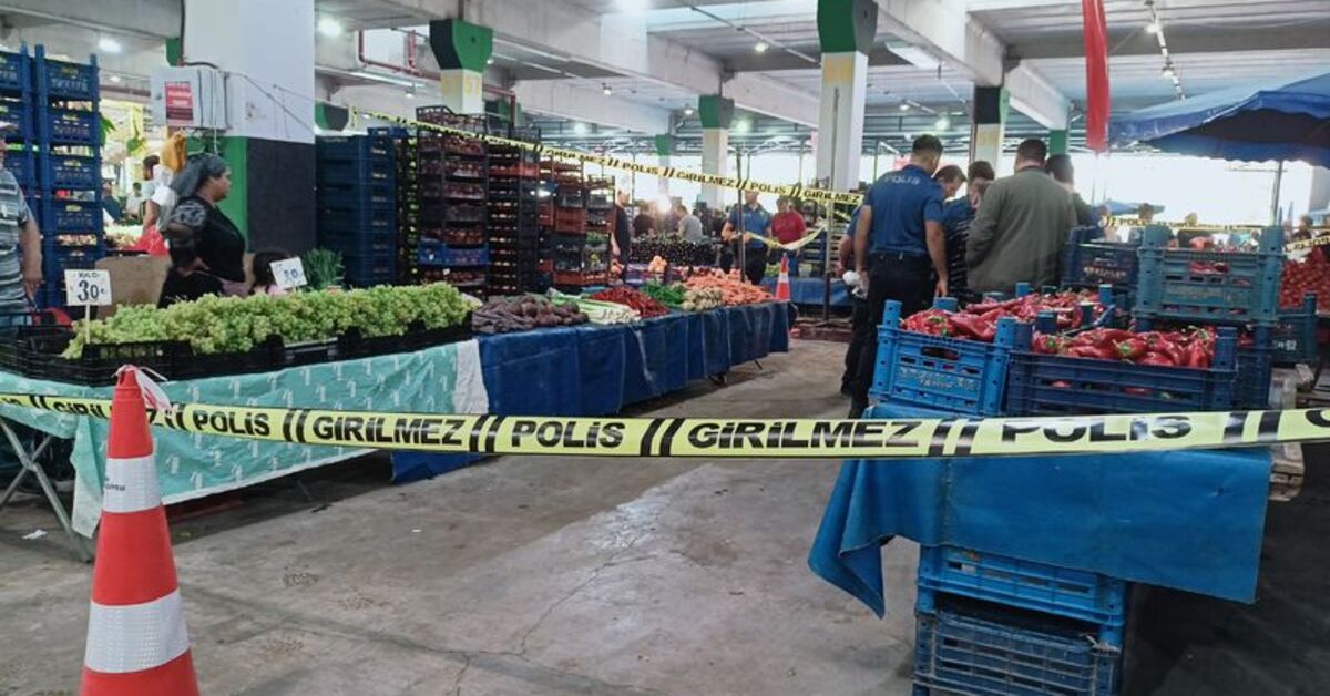 Husumetlisini pazar alanında bıçakladı; 1 ölü, 1 yaralı