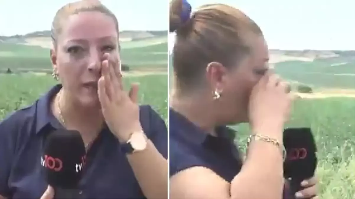 Narin’in acı haberi sonrası 19 gündür olay yerinde olan muhabir gözyaşlarına hakim olamadı