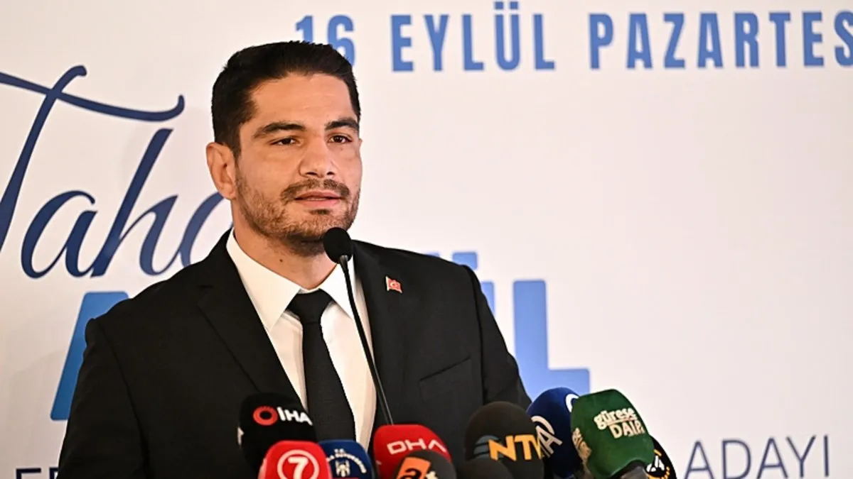 Olimpiyat şampiyonu Taha Akgül, Türkiye Güreş Federasyonu başkanlığına adaylığını açıkladı