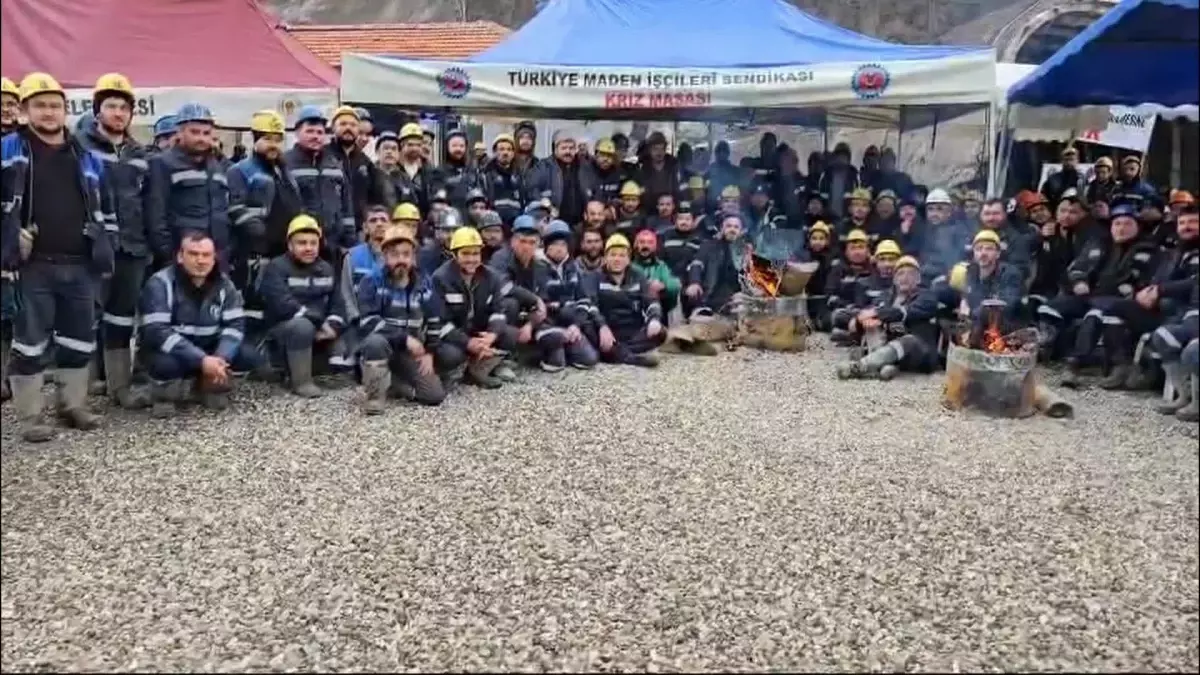 Nallıhan’da Madenci Eylemi 72. Gününe Girdi