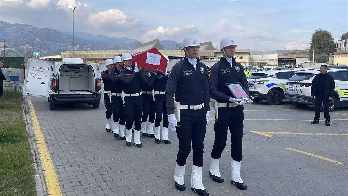 Aydın’da Kalp Kriziyle Hayatını Kaybeden Polis Memuruna Tören