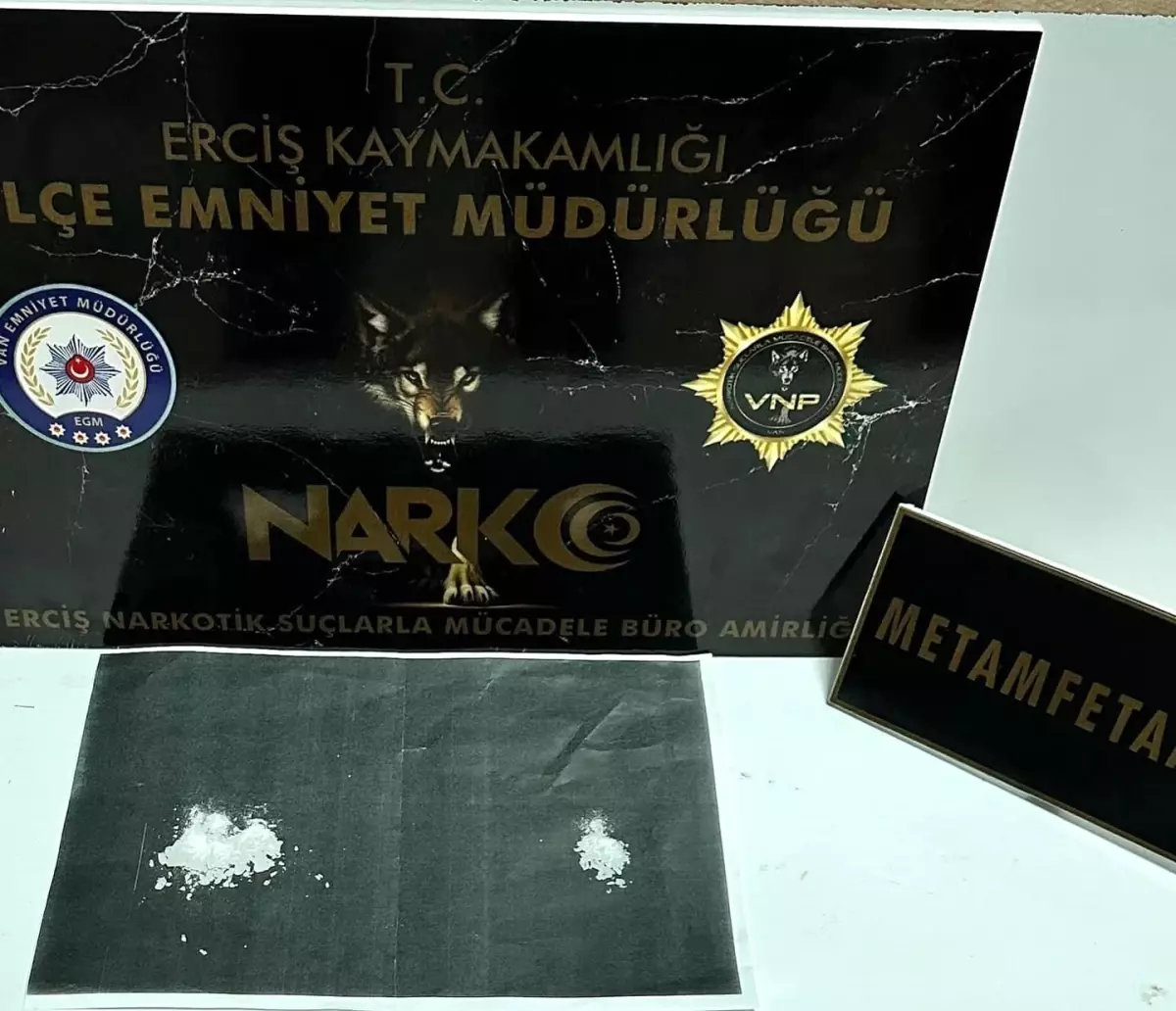 Erciş’te Uyuşturucu Operasyonu
