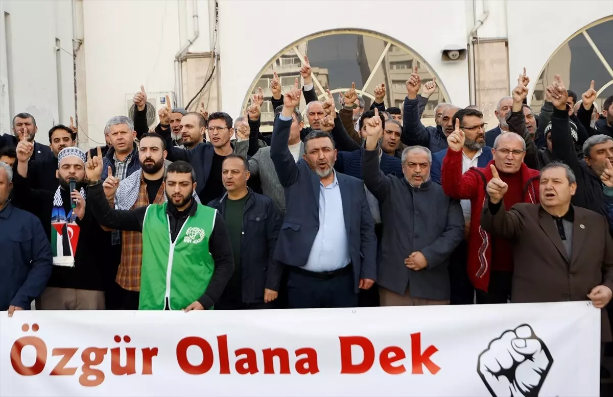 Mersin’de Gazze Planına Tepki