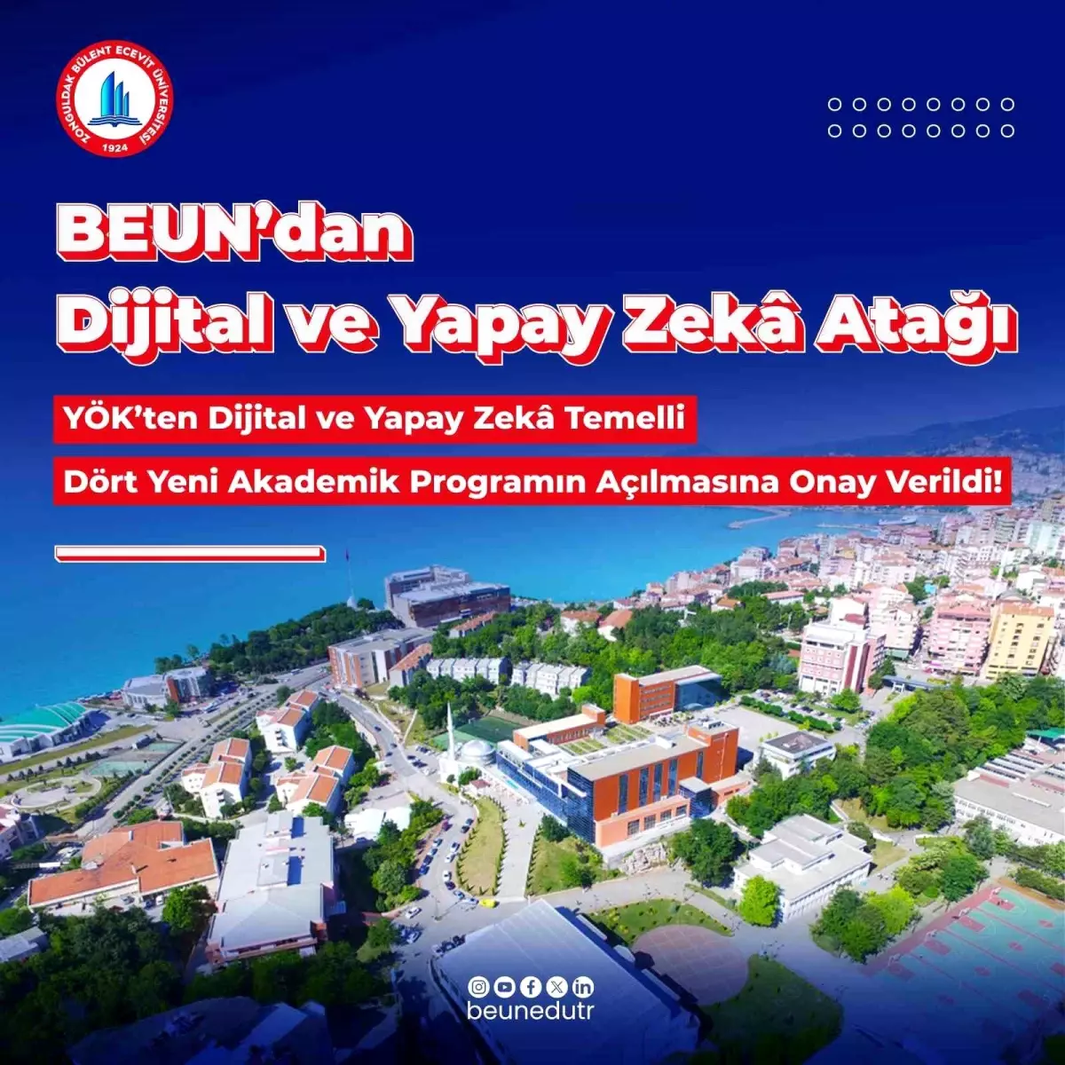 BEÜ, Yapay Zeka İçin Yeni Programlar Açtı